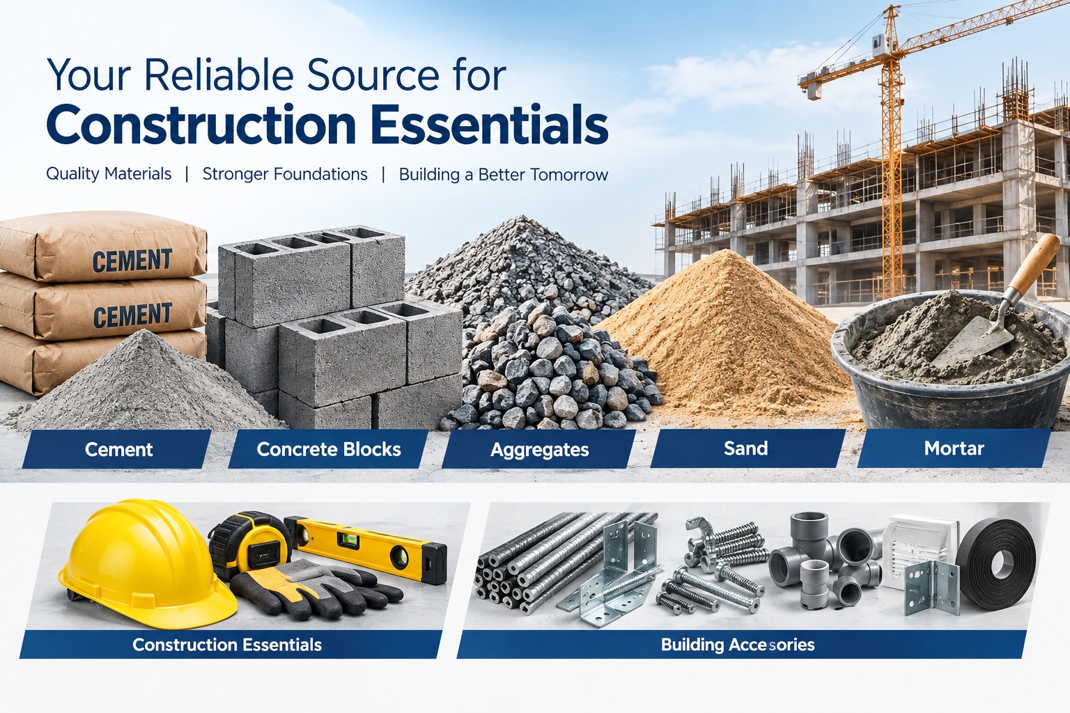 Massive Building Materials Assortment