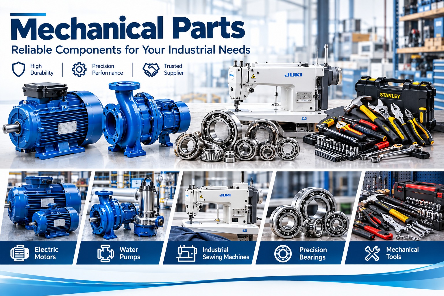 Massive Mechanical Parts, Gears & Bearings Collection